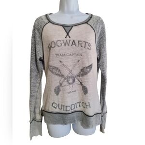 HP QUIDDITCH distressed long sleeve S